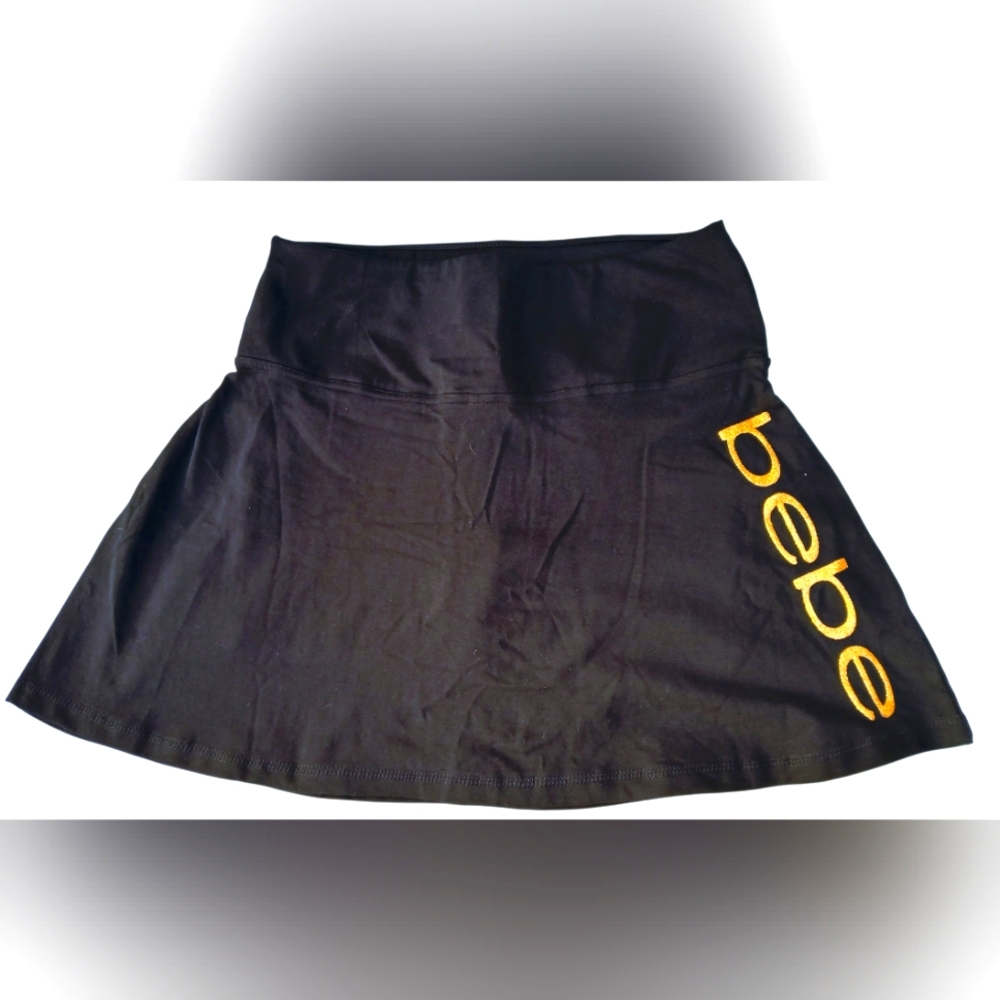 Bebe Sport Women's Black Athletic Mini Skort-Size Small- NWOT